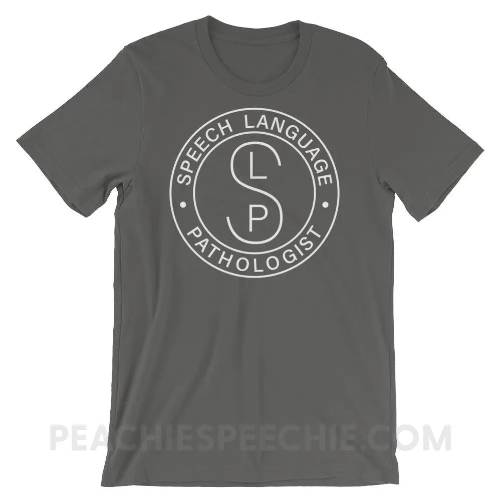 SLP Emblem Premium Soft Tee - Asphalt / S - T-Shirts & Tops peachiespeechie.com