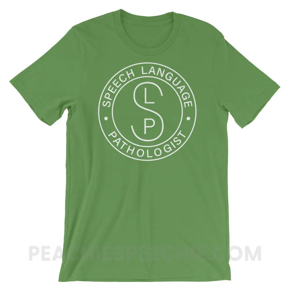 SLP Emblem Premium Soft Tee - Leaf / S - T-Shirts & Tops peachiespeechie.com