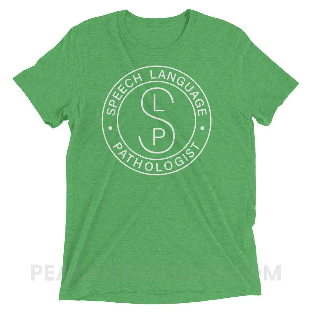 SLP Emblem Tri-Blend Tee - T-Shirts & Tops peachiespeechie.com