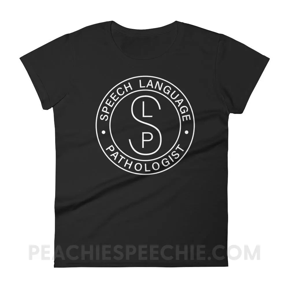 SLP Emblem Women’s Trendy Tee - Black / S T-Shirts & Tops peachiespeechie.com