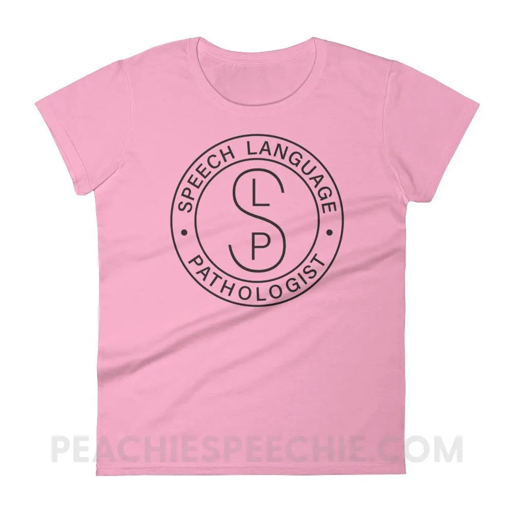 SLP Emblem Women’s Trendy Tee - CharityPink / S T-Shirts & Tops peachiespeechie.com