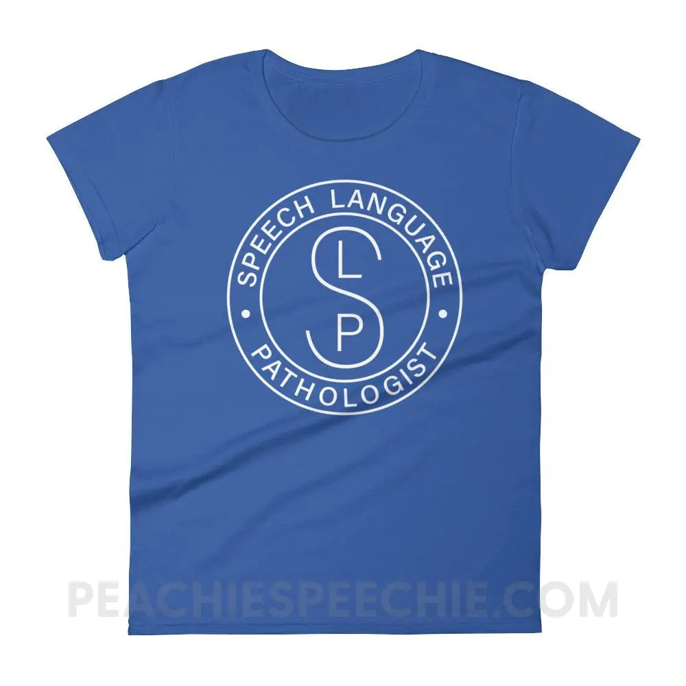 SLP Emblem Women’s Trendy Tee - Royal Blue / S T-Shirts & Tops peachiespeechie.com