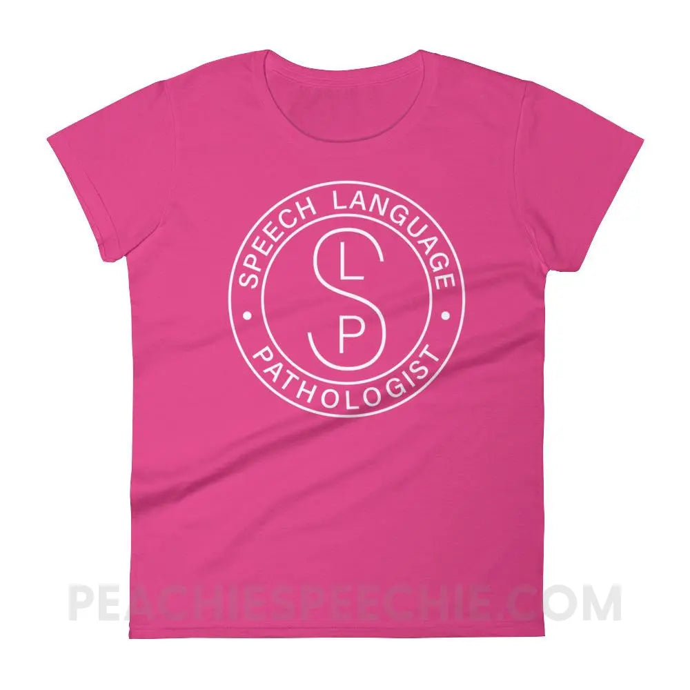 SLP Emblem Women’s Trendy Tee - T-Shirts & Tops peachiespeechie.com