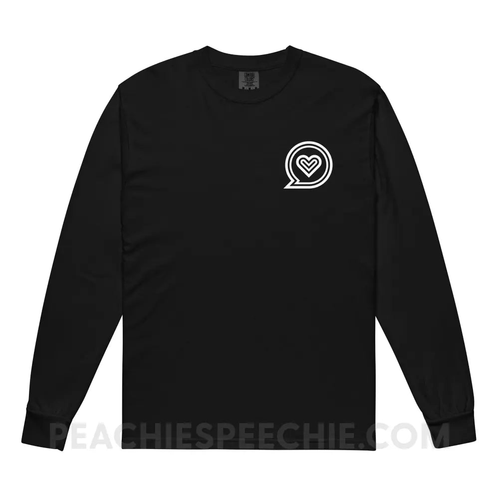 SLP Empowering Communication Comfort Colors Long Sleeve peachiespeechie.com