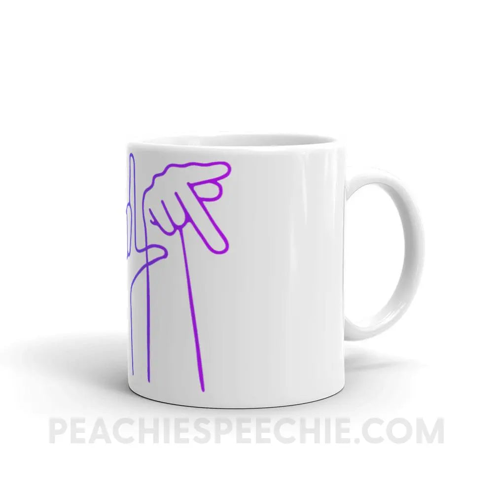 SLP Hands Coffee Mug - 11oz - Mugs peachiespeechie.com