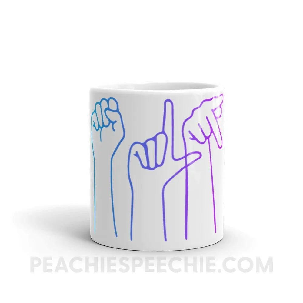 SLP Hands Coffee Mug - Mugs peachiespeechie.com