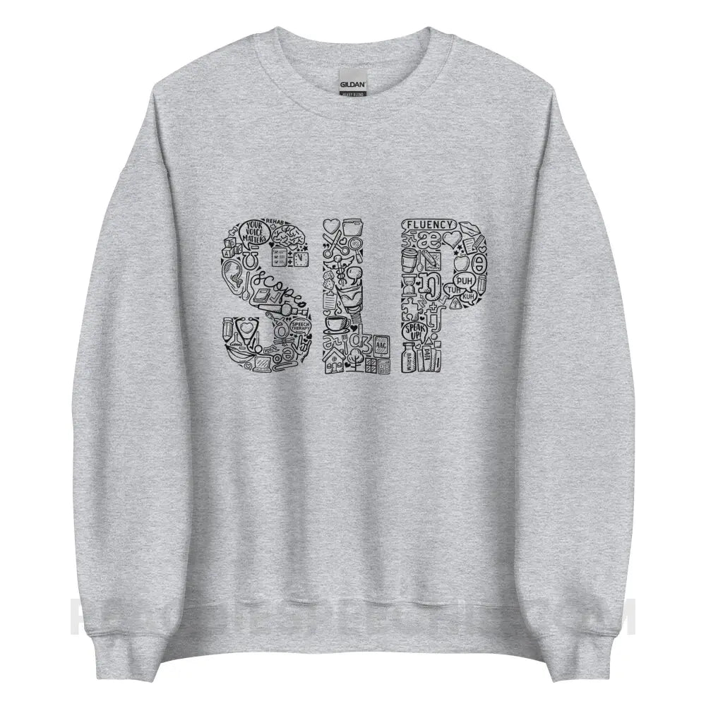 SLP Icons Classic Sweatshirt - Sport Grey / L - peachiespeechie.com