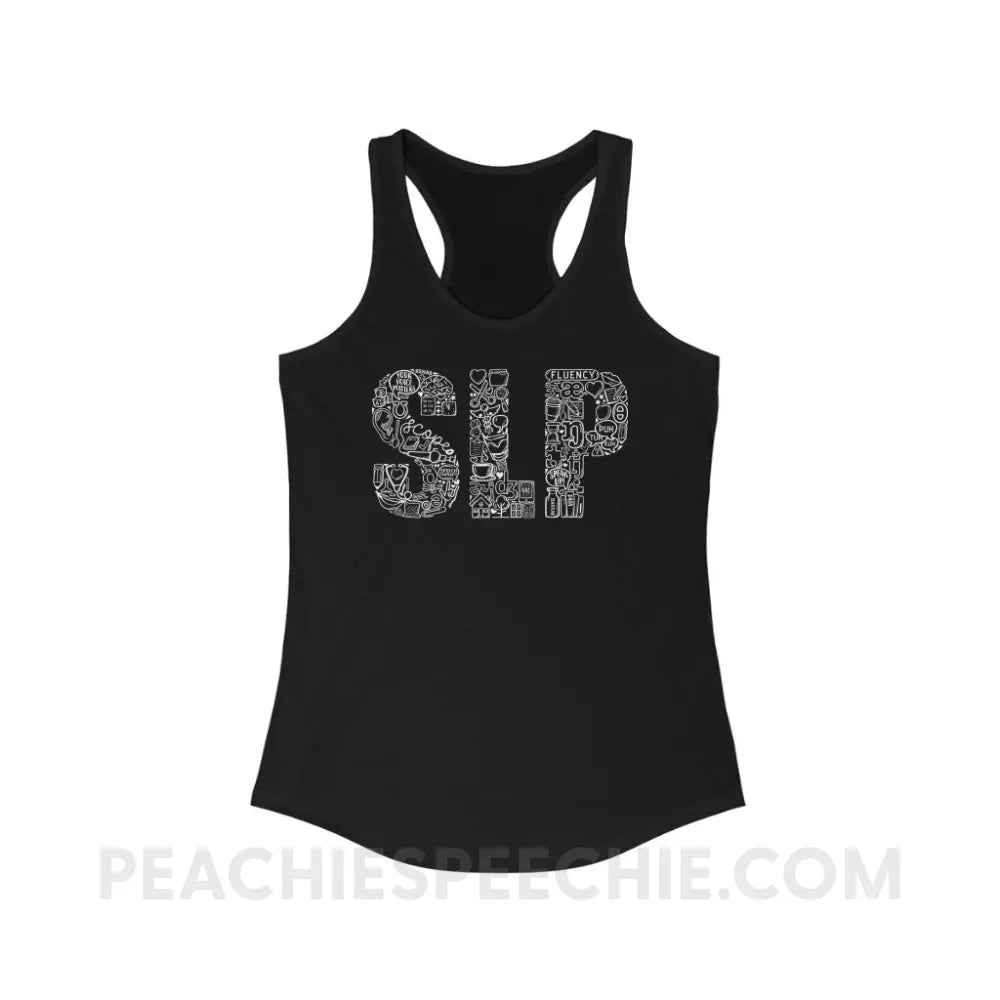 SLP Icons Superfly Racerback - Solid Black / XS - Tank Tops peachiespeechie.com