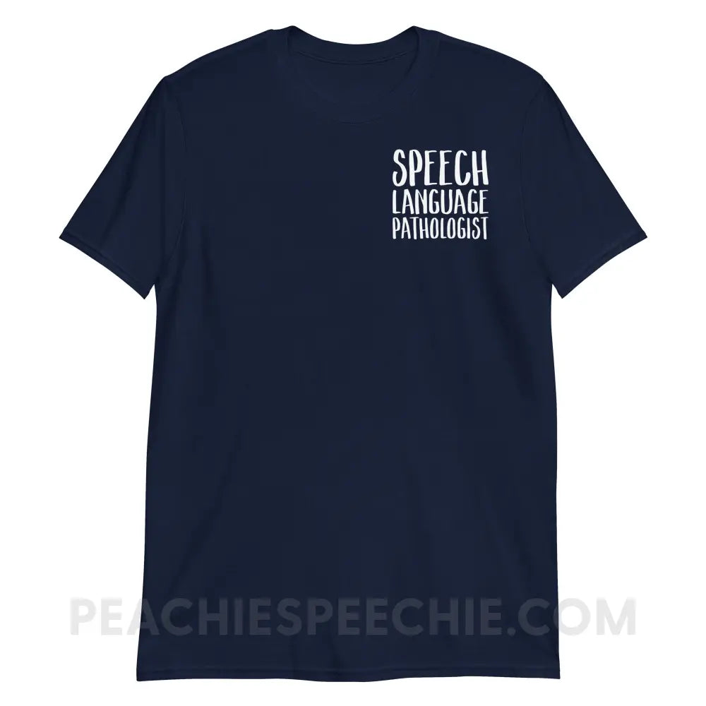 SLP Job Title Classic Tee - T-Shirts & Tops peachiespeechie.com