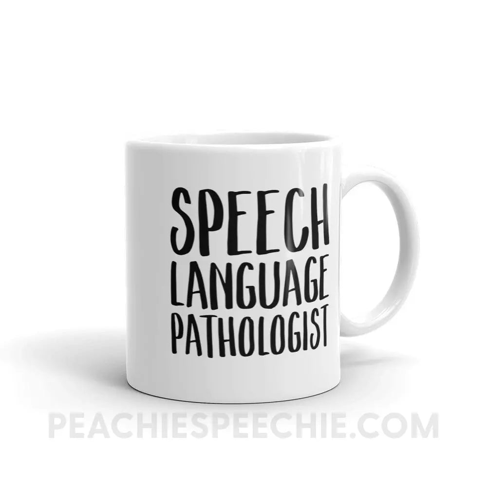 SLP Job Title Coffee Mug - 11oz - Mugs peachiespeechie.com