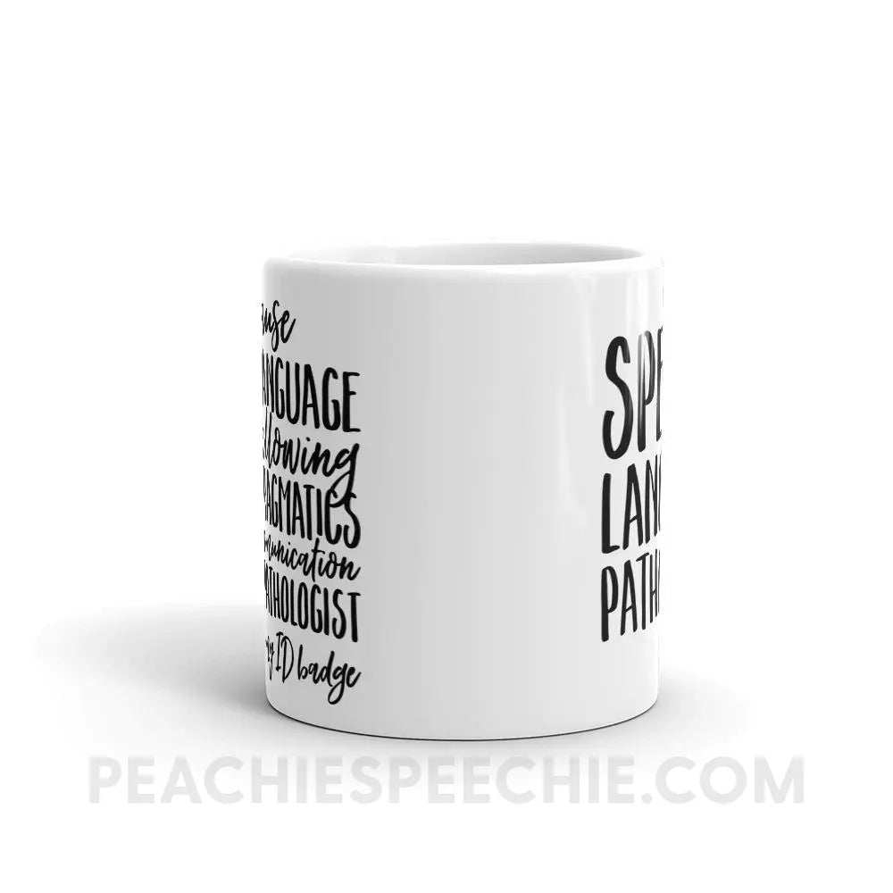 SLP Job Title Coffee Mug - Mugs peachiespeechie.com