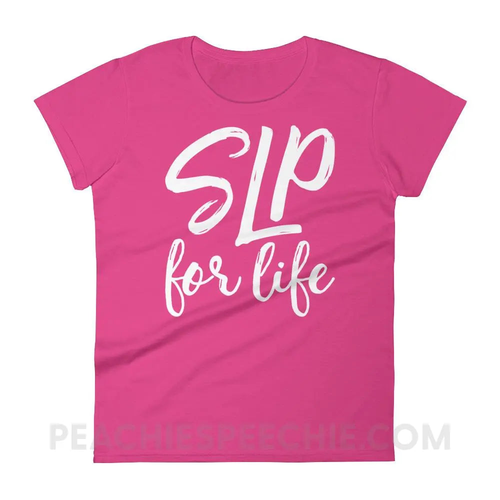 SLP For Life Women’s Trendy Tee - T-Shirts & Tops peachiespeechie.com