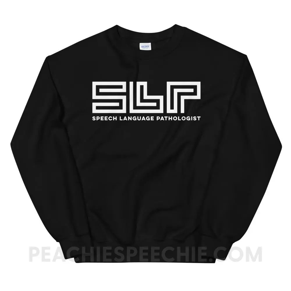 SLP Lines Classic Sweatshirt - Black / S Hoodies & Sweatshirts peachiespeechie.com