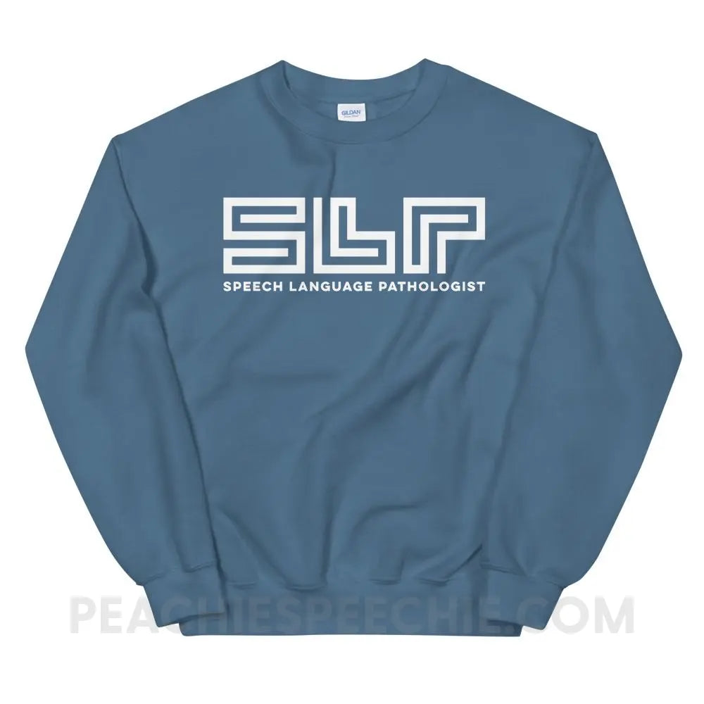 SLP Lines Classic Sweatshirt - Indigo Blue / S Hoodies & Sweatshirts peachiespeechie.com