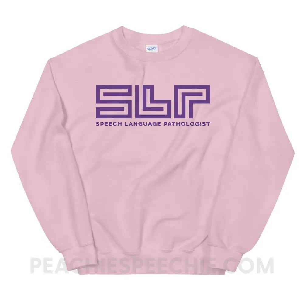 SLP Lines Classic Sweatshirt - Light Pink / S Hoodies & Sweatshirts peachiespeechie.com