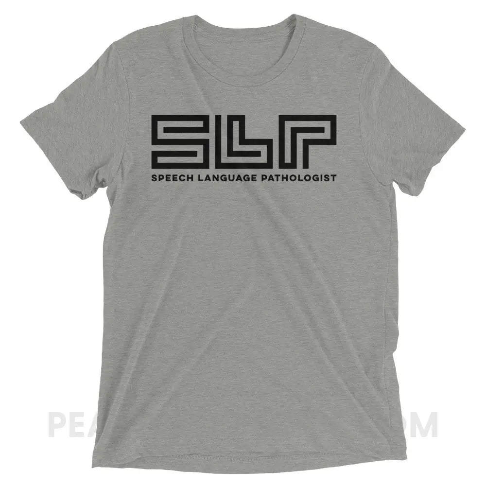 SLP Lines Tri-Blend Tee - Athletic Grey Triblend / XS - T-Shirts & Tops peachiespeechie.com