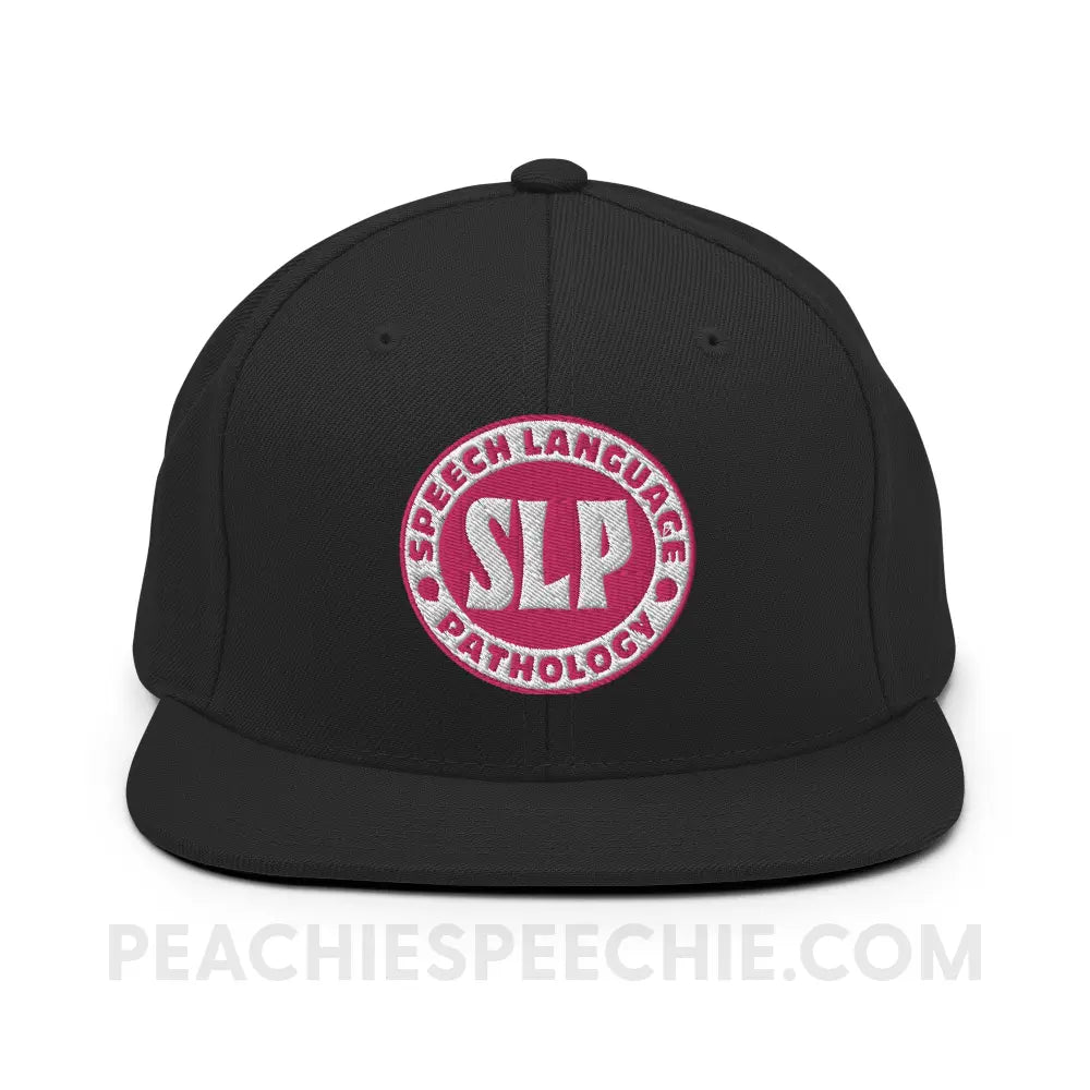 SLP Oval Wool Blend Ball Cap - Black peachiespeechie.com