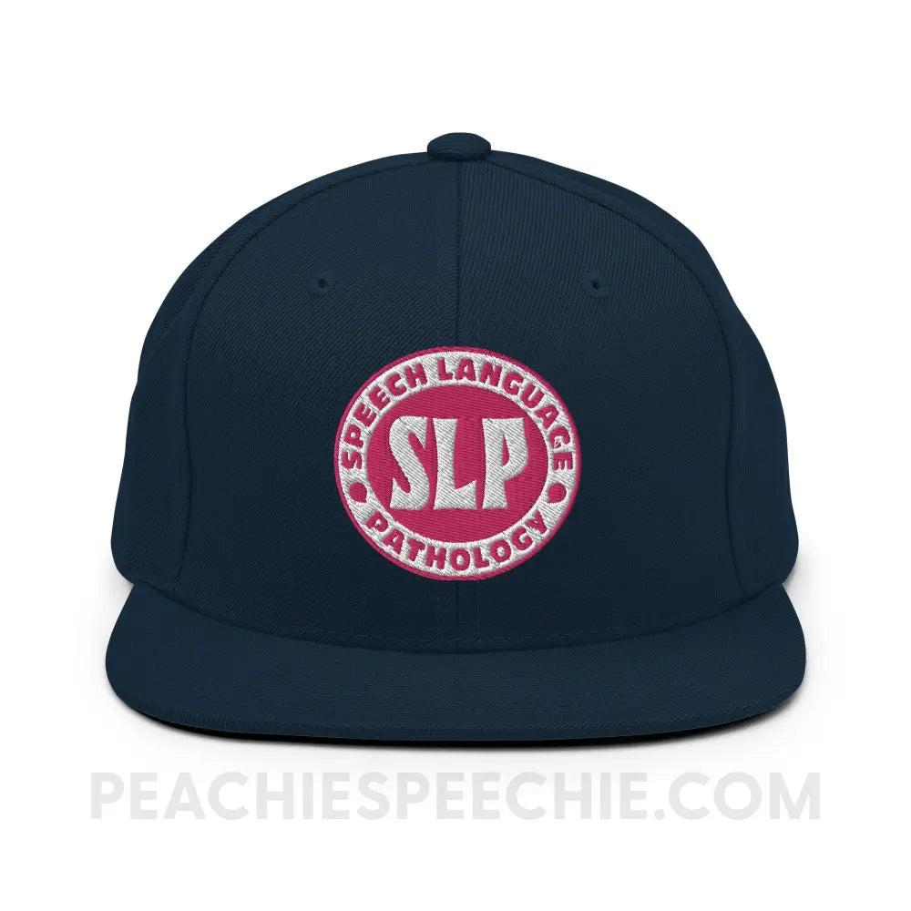 SLP Oval Wool Blend Ball Cap - Dark Navy peachiespeechie.com