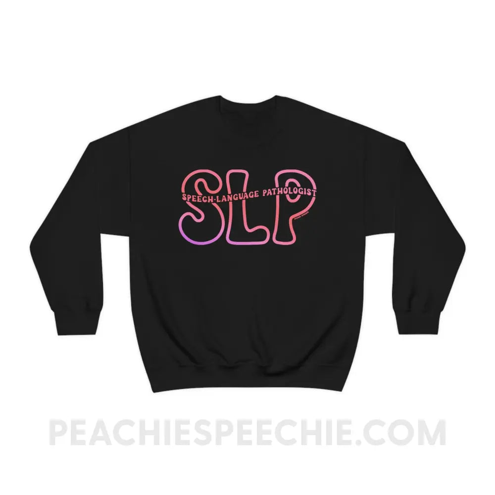 SLP Passthrough Classic Sweatshirt - Black / S - peachiespeechie.com