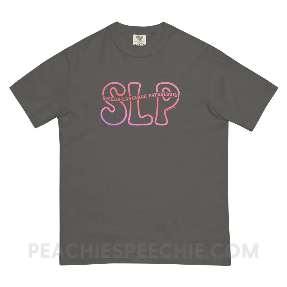 SLP Passthrough Comfort Colors Tee - Pepper / S - T-Shirt peachiespeechie.com