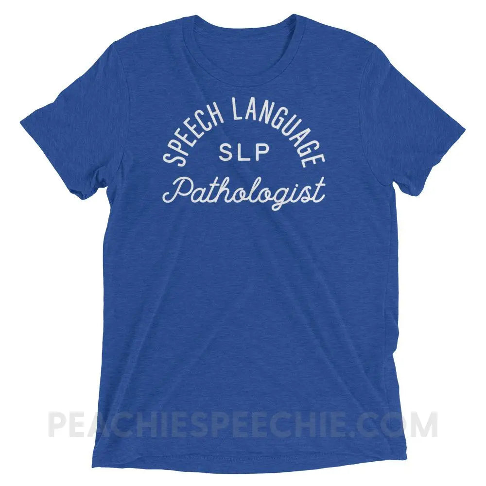 SLP Stamp Tri-Blend Tee - T-Shirts & Tops peachiespeechie.com