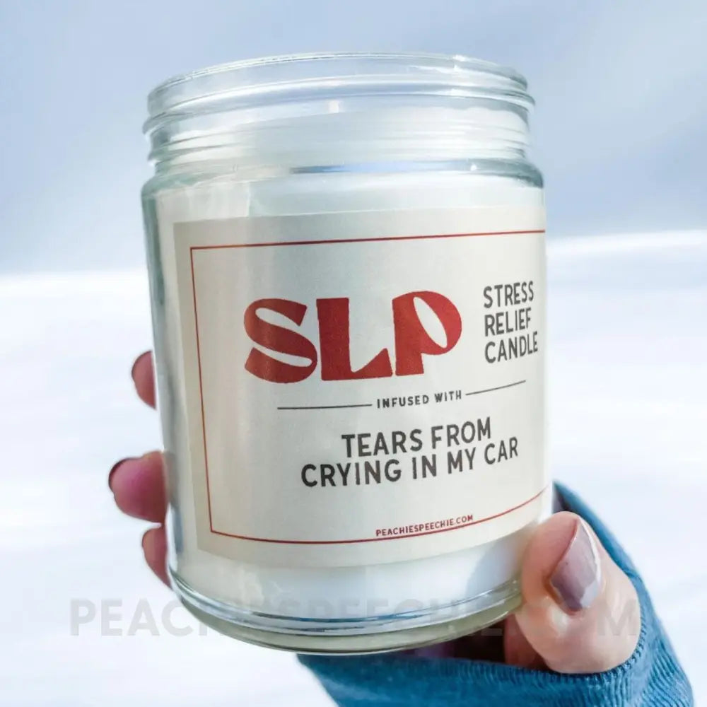 SLP Stress Relief Candle - Home Decor peachiespeechie.com