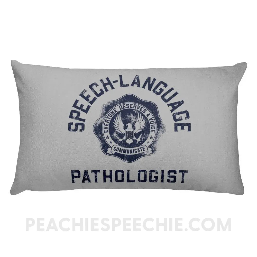 SLP University Throw Pillow - 20×12 Pillows peachiespeechie.com