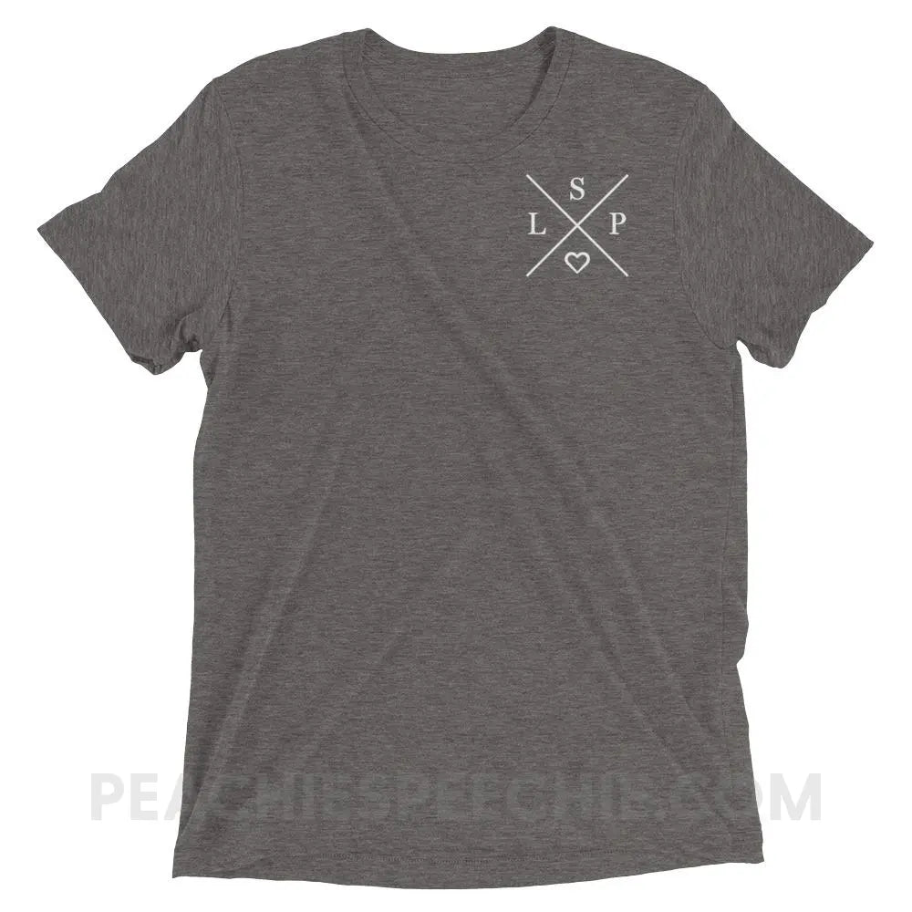 SLP X Tri-Blend Tee - Grey Triblend / XS - T-Shirts & Tops peachiespeechie.com
