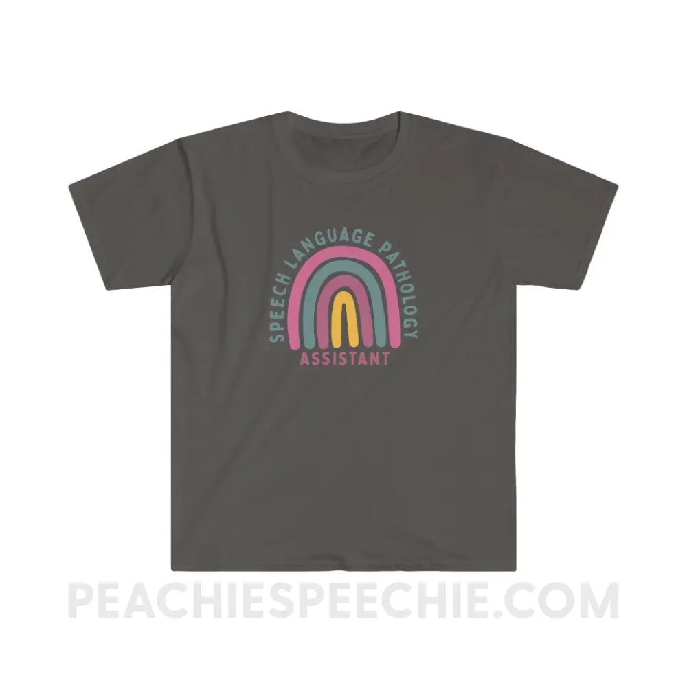SLPA Rainbow Classic Tee - Charcoal / S - T-Shirt peachiespeechie.com