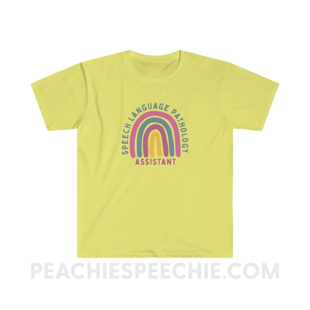 SLPA Rainbow Classic Tee - Cornsilk / S - T-Shirt peachiespeechie.com