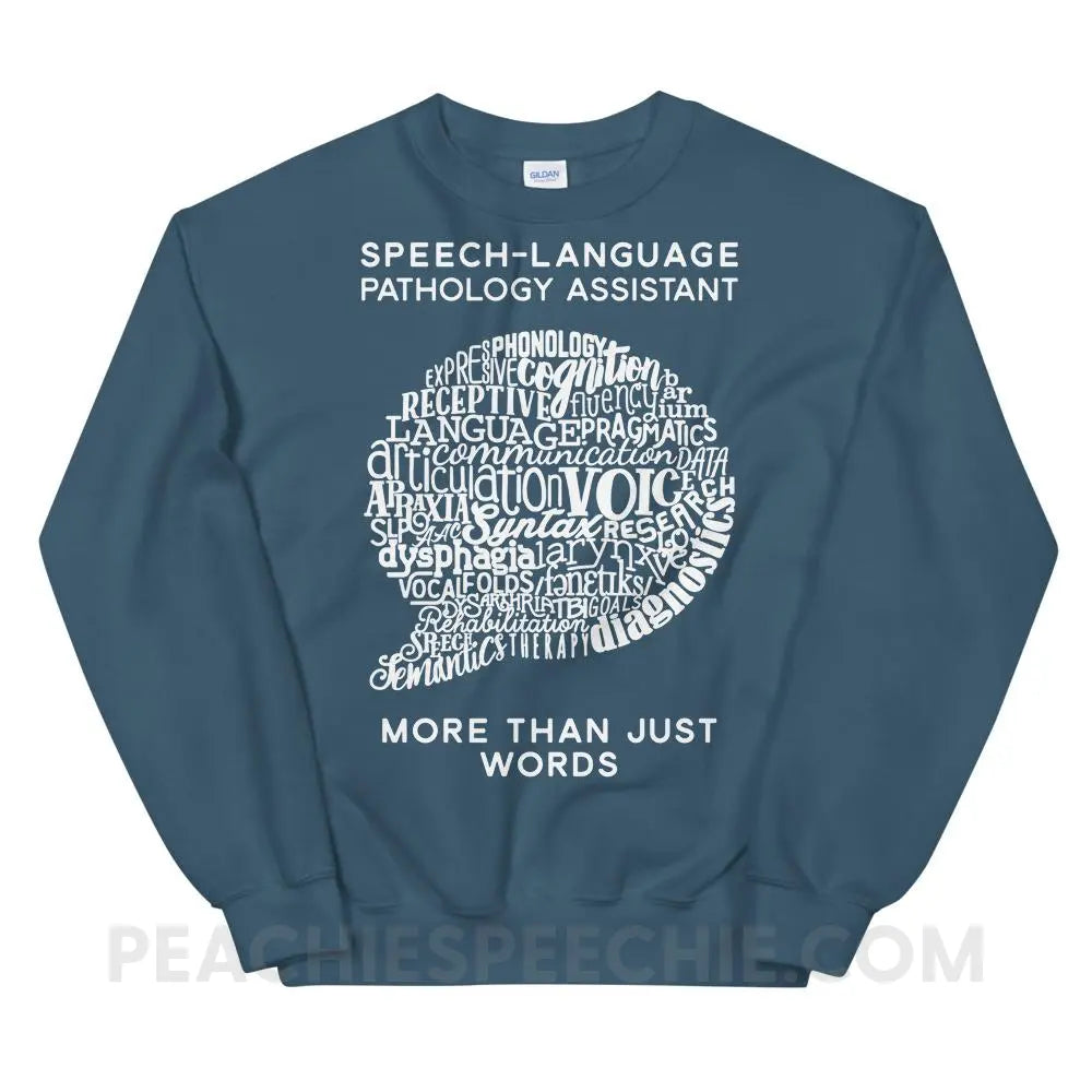 SLPA Word Bubble Classic Sweatshirt - Indigo Blue / S - Hoodies & Sweatshirts peachiespeechie.com