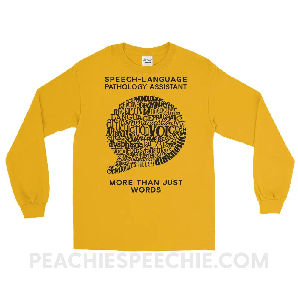 SLPA Word Bubble Long Sleeve Tee - T-Shirts & Tops peachiespeechie.com