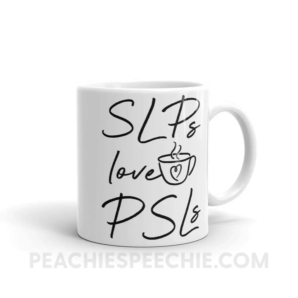 SLPs Love PSLs Coffee Mug - 11oz - Mugs peachiespeechie.com