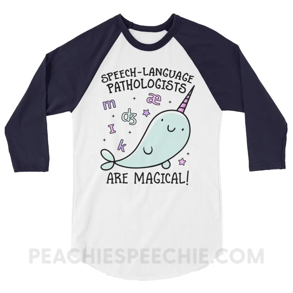 SLPs Are Magical Baseball Tee - T-Shirts & Tops peachiespeechie.com
