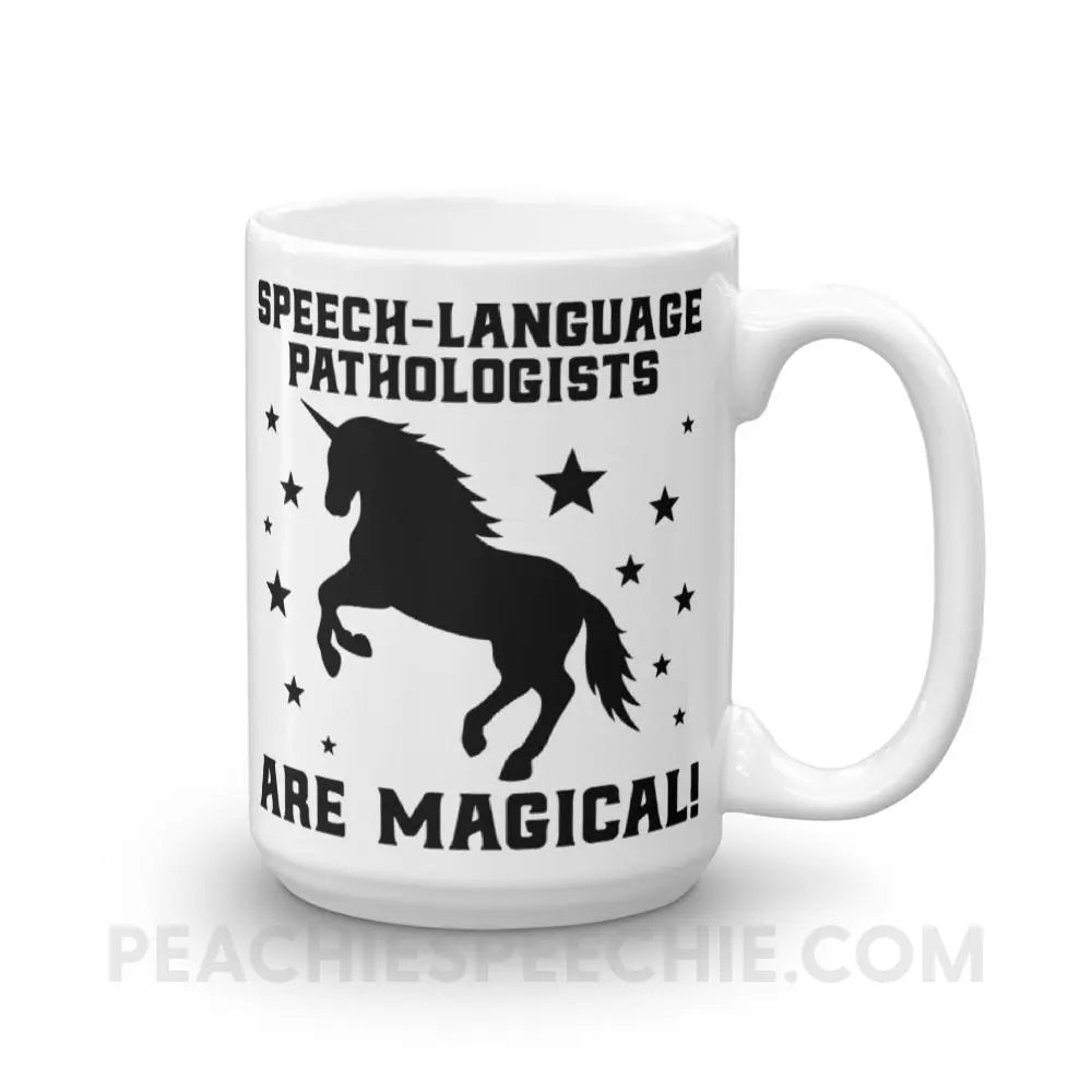 SLPs Are Magical Coffee Mug - 15oz - Mugs peachiespeechie.com