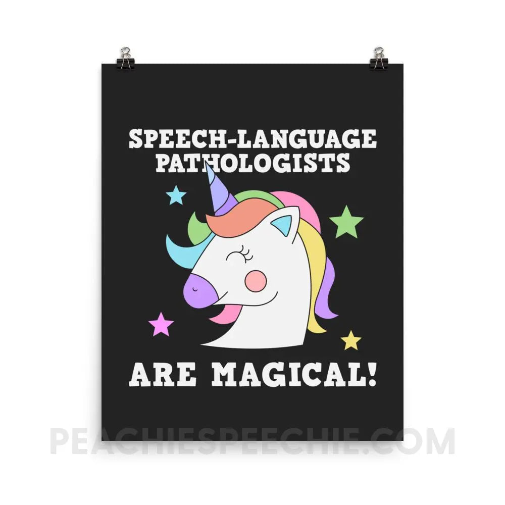 SLPs are Magical Poster - 16×20 - Posters peachiespeechie.com