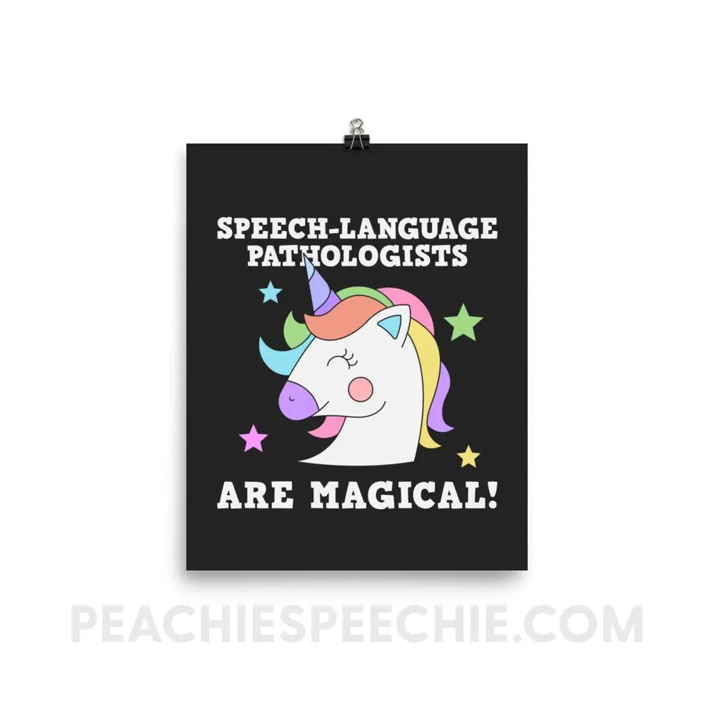 SLPs are Magical Poster - 8×10 - Posters peachiespeechie.com