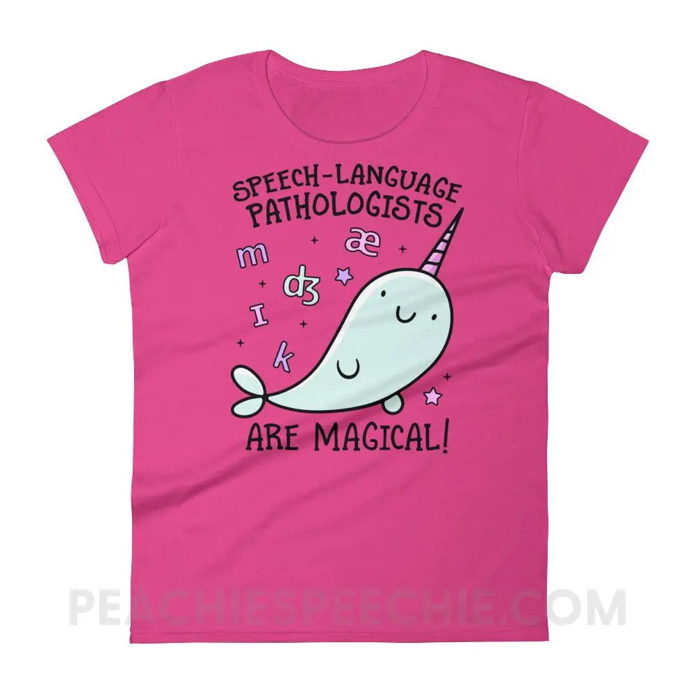 SLPs Are Magical Women’s Trendy Tee - T-Shirts & Tops peachiespeechie.com