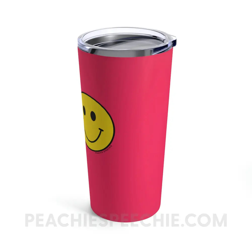 Smiley Face Speech Bubble Tumbler - 20oz - Mug peachiespeechie.com