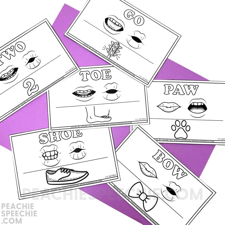 Sound-by-Sound®: Simple Syllable Shapes for Apraxia - Materials peachiespeechie.com