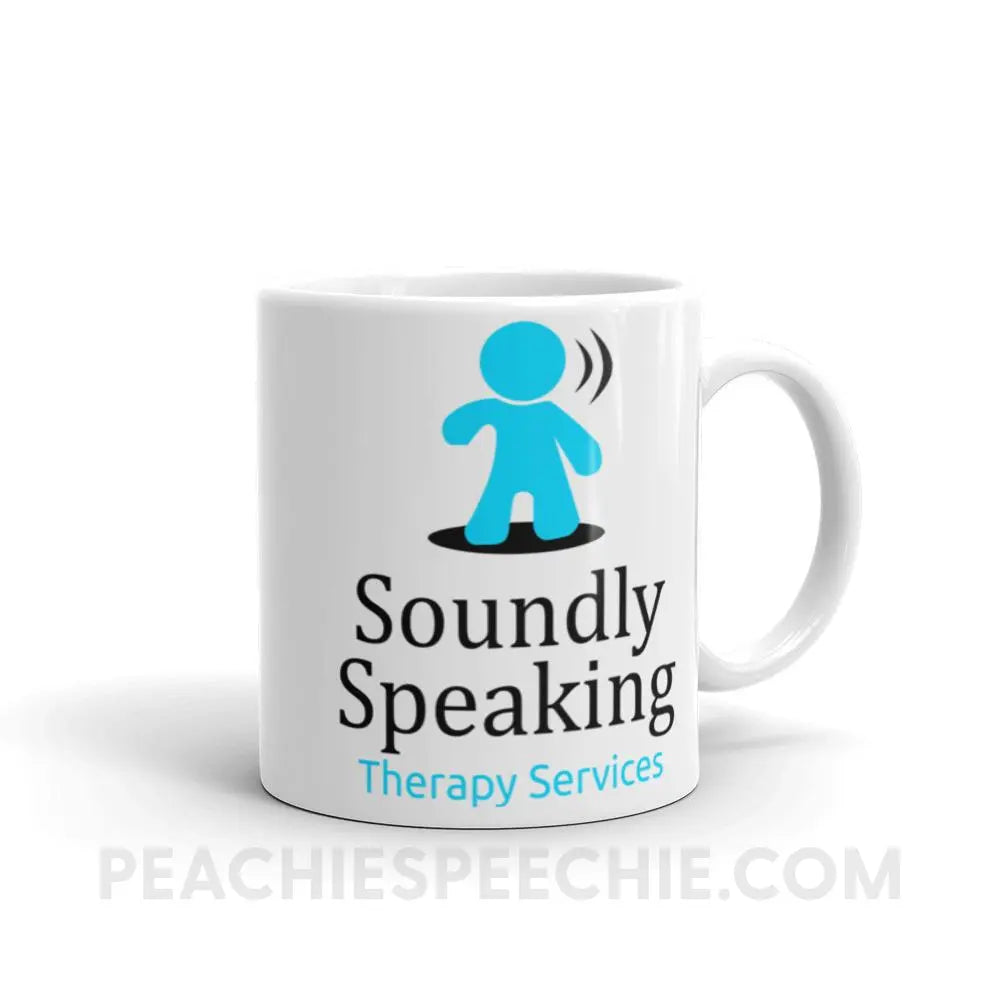 Soundly Speaking Coffee Mug - 11oz - custom product peachiespeechie.com