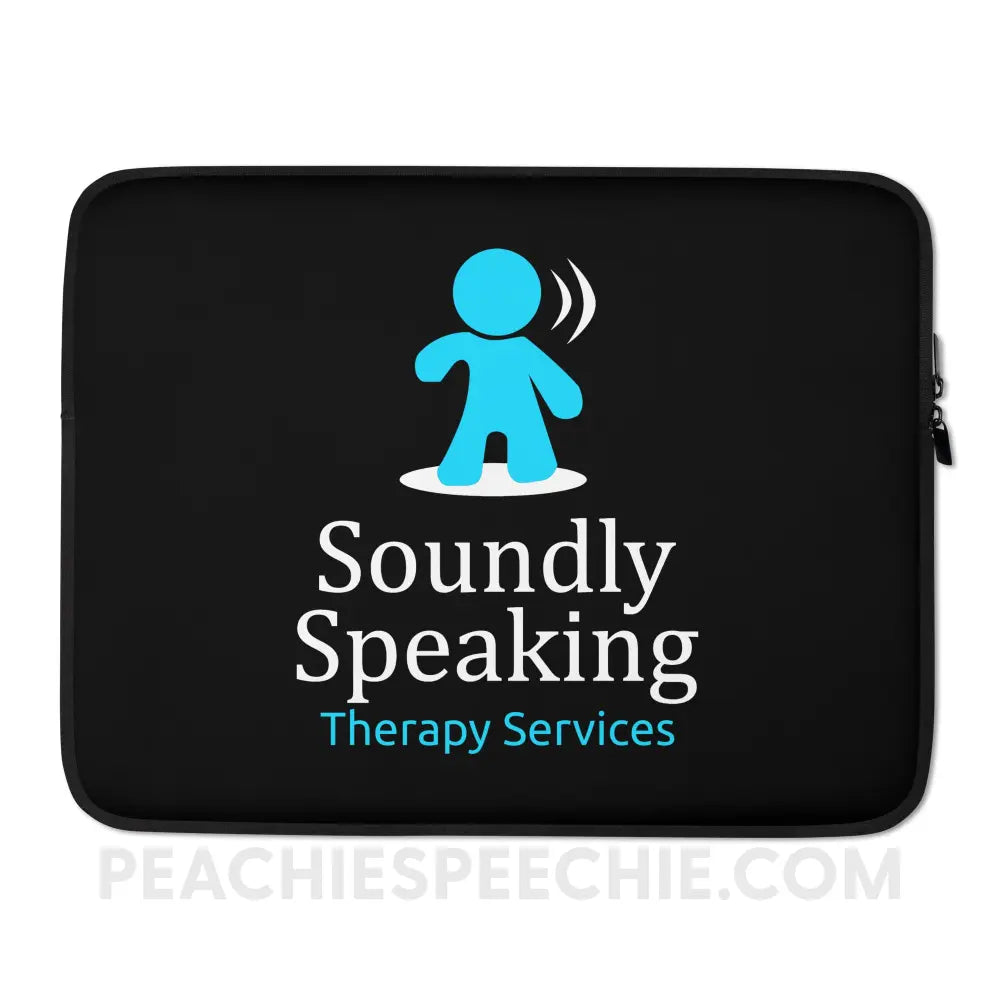 Soundly Speaking Laptop Sleeve - 15″ - peachiespeechie.com