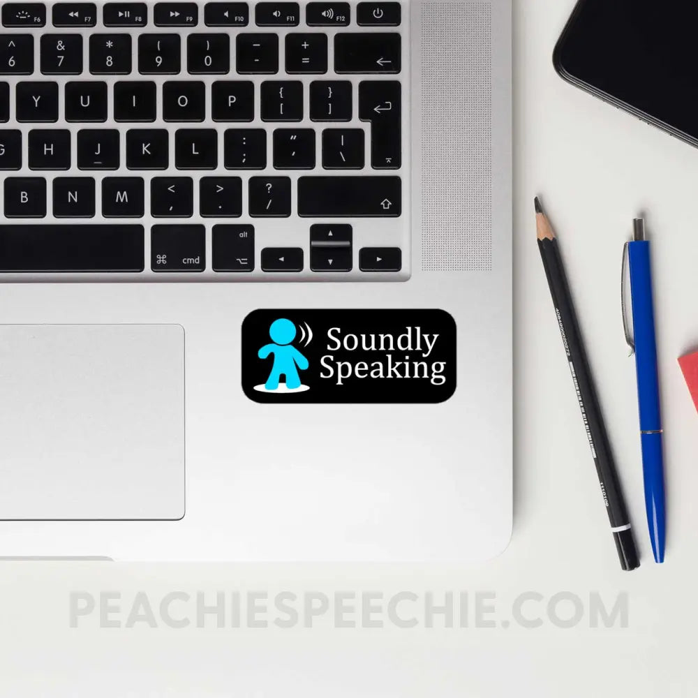 Soundly Speaking Stickers - peachiespeechie.com