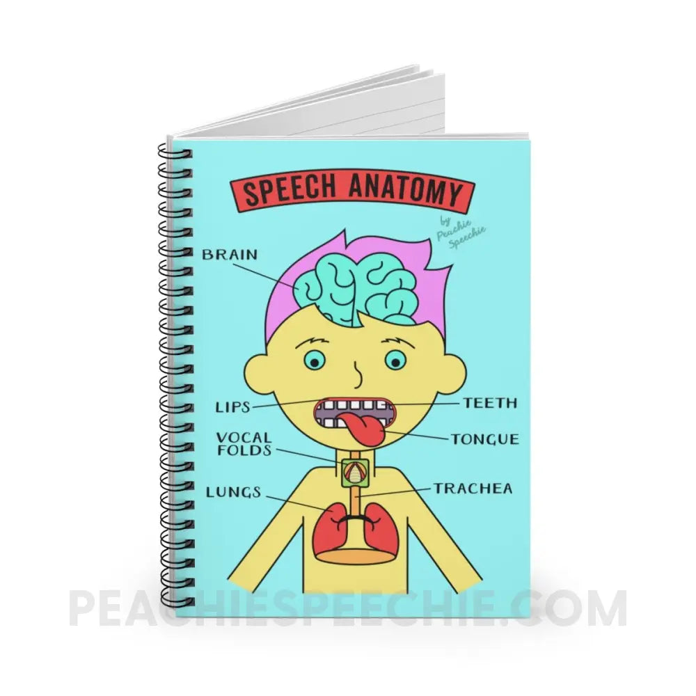Speech Anatomy Guy Notebook - Journals & Notebooks peachiespeechie.com
