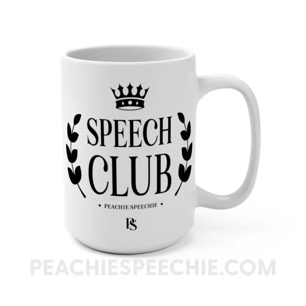 Speech Club Coffee Mug - peachiespeechie.com