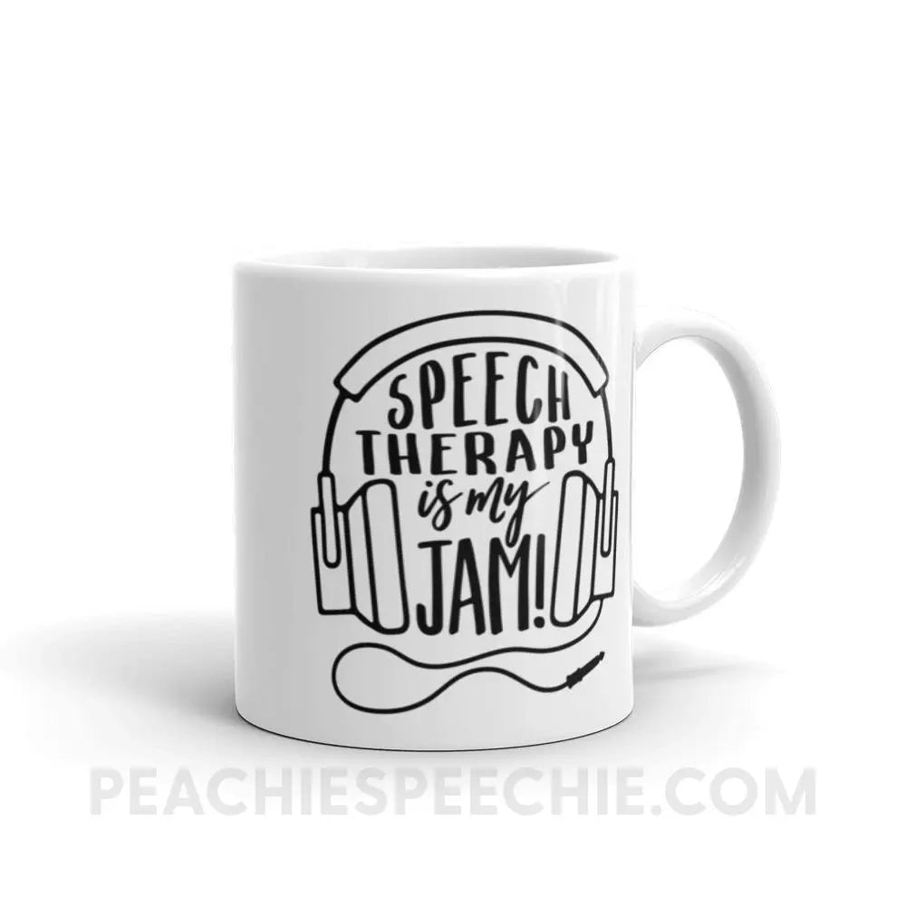 Speech Is My Jam Coffee Mug - 11oz - Mugs peachiespeechie.com