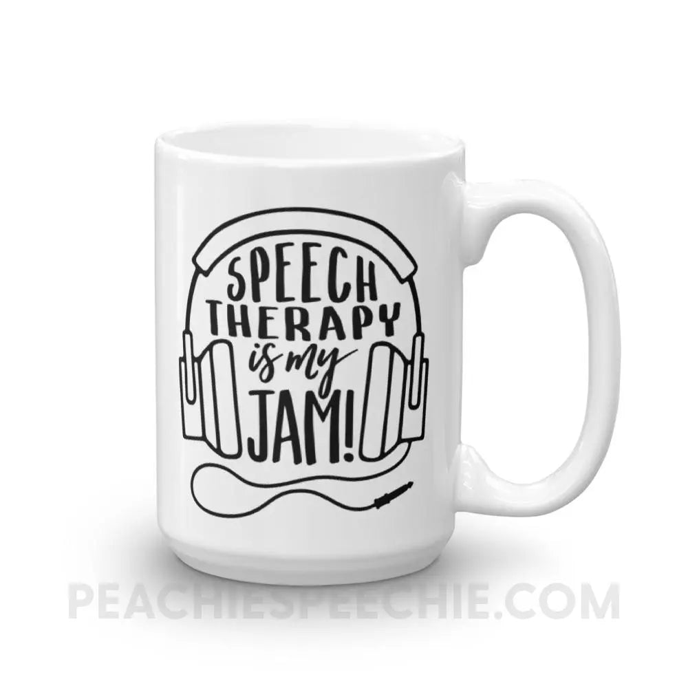 Speech Is My Jam Coffee Mug - 15oz - Mugs peachiespeechie.com