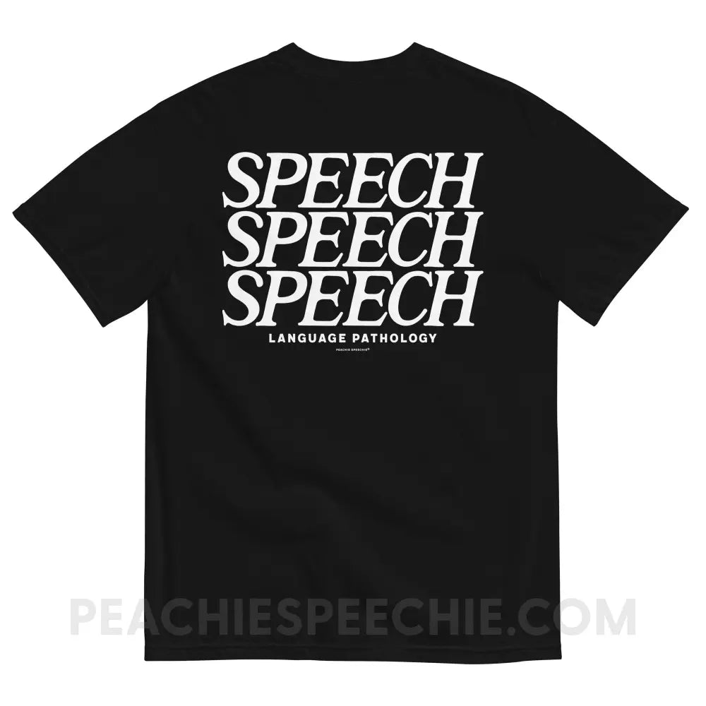 Speech Comfort Colors Tee - peachiespeechie.com