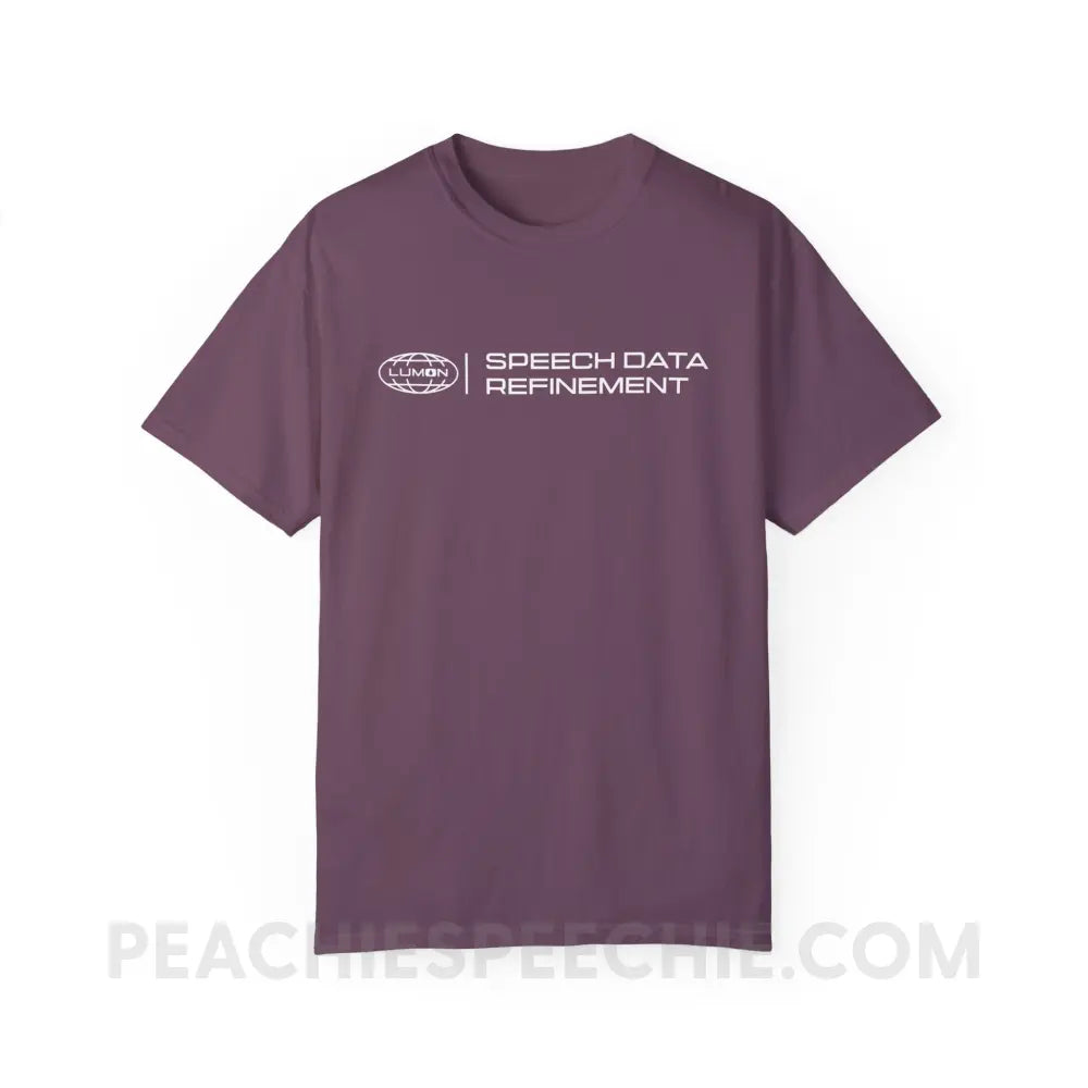 Speech Data Refinement Comfort Colors Tee - Berry / S - T-Shirt peachiespeechie.com