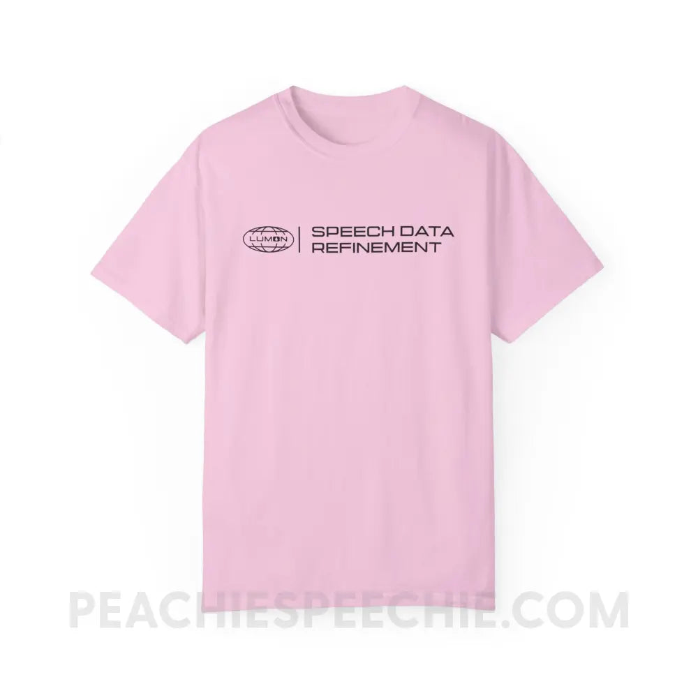 Speech Data Refinement Comfort Colors Tee - Blossom / S - T-Shirt peachiespeechie.com